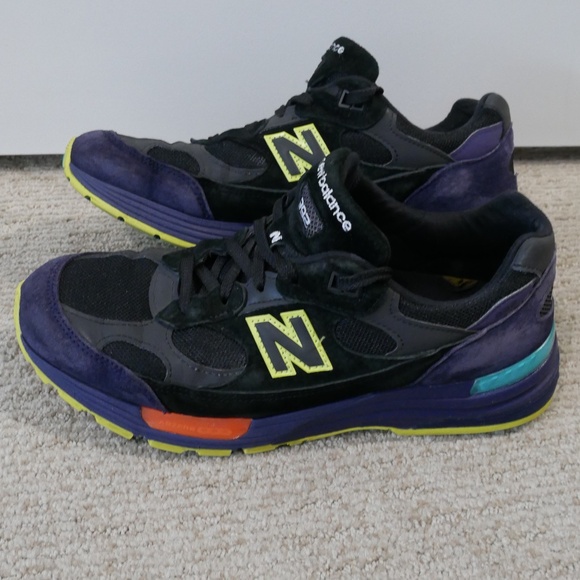 New Balance Other - New Balance Mens 992 Made in USA 'Black Purple' Athletic Shoes~